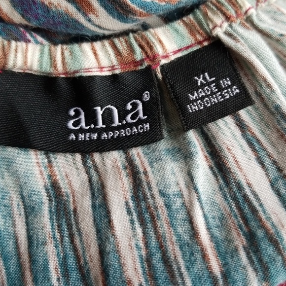 a.n.a High Low Dress XL Multi Colored Ruffle - Picture 5 of 7